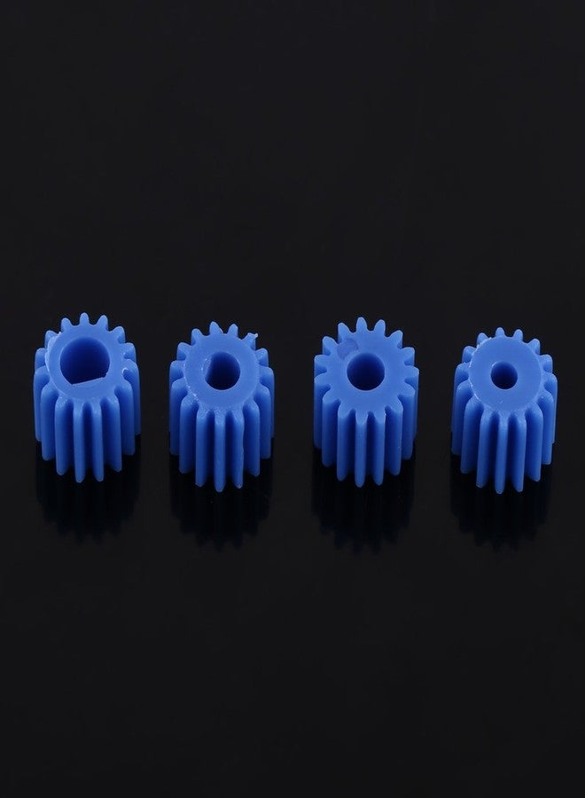 Zerone 26-Piece Plastic Gear Kit, Assorted Sprocket Shaft Set with 2mm-4mm Spindles for DIY Projects - Image 1
